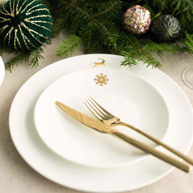 Dessertteller 20, 5 cm — Premium Platinum Line Merry Christmas