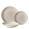 Set di piatti 12 pz. – Elements Vulcano sand
