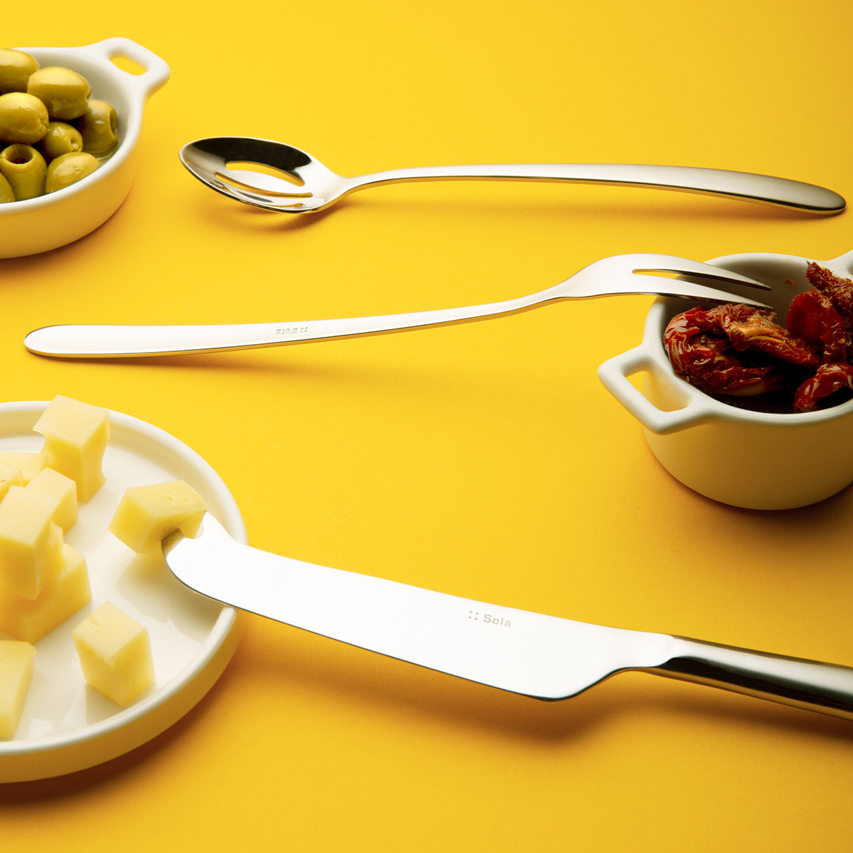 Set Antipasti 3 pezzi – Alpha lucido