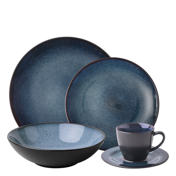Porzellanset 20-tlg. - Gaya Atelier Night Sky Lunasol