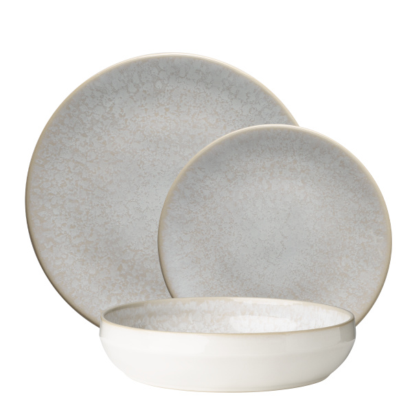 Ceramic plate set 18 pcs - Gaya Elements Lumina North