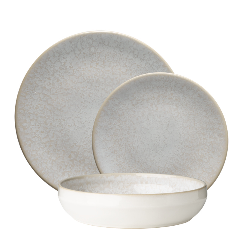 Set di piatti in ceramica 18 pezzi - Gaya Elements Lumina North