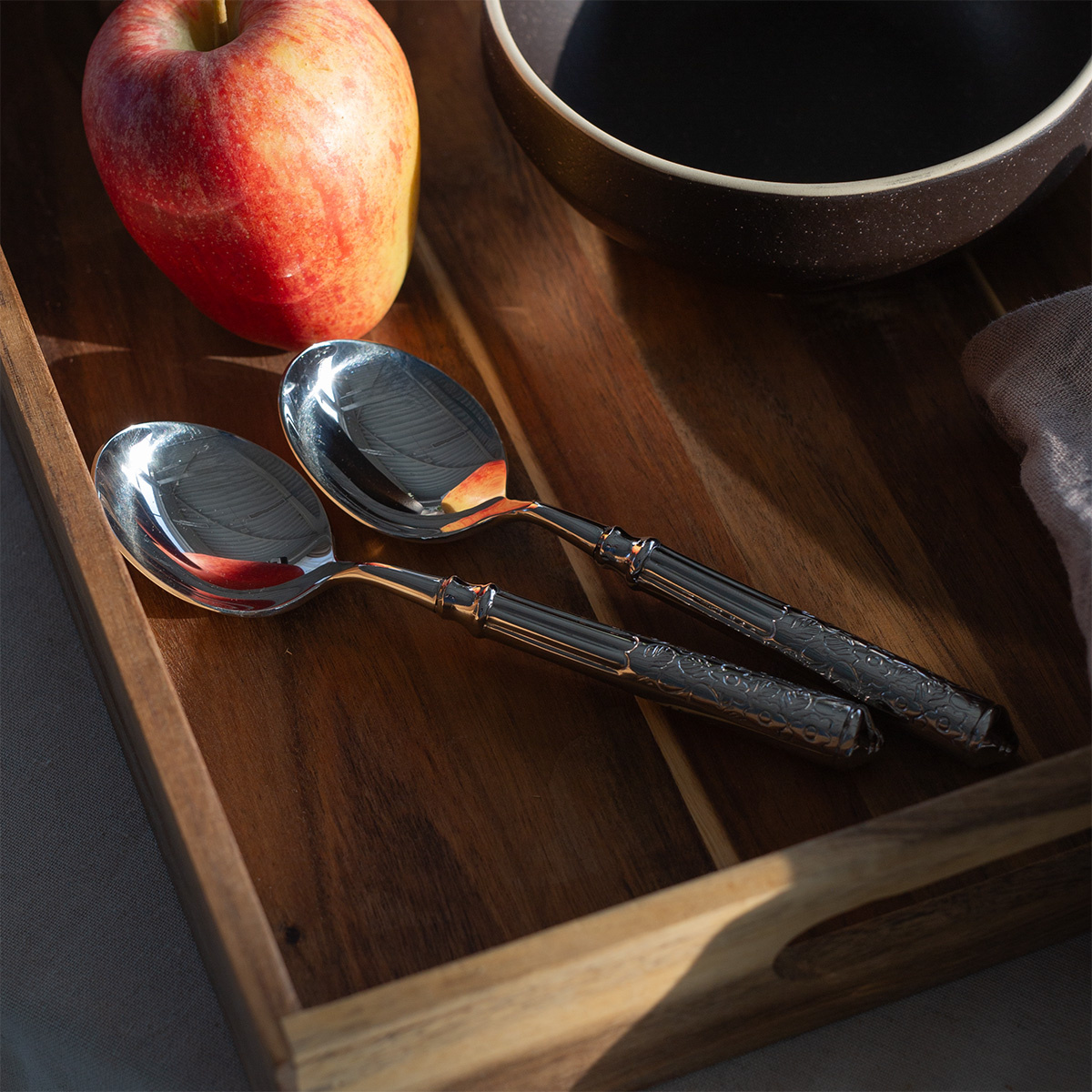 Breakfast-/Bouillon Spoon - San Remo glossy