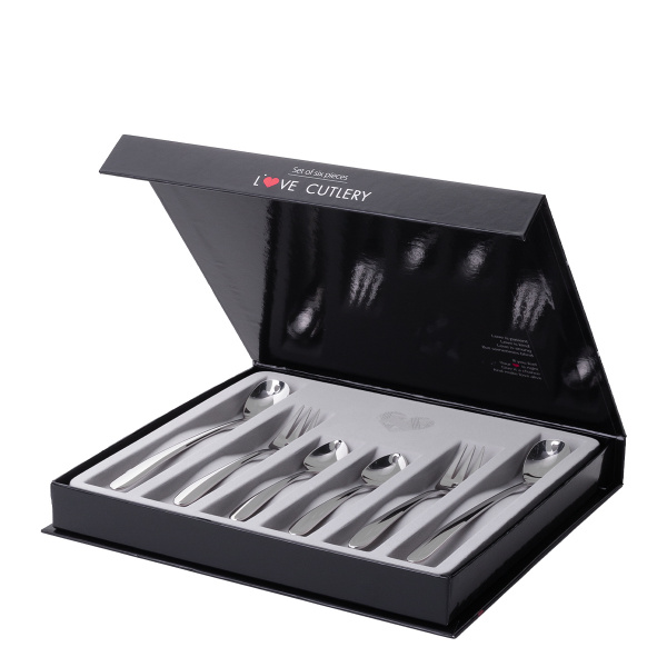 Geschenkset mit Herz 6-tlg. - Love Cutlery