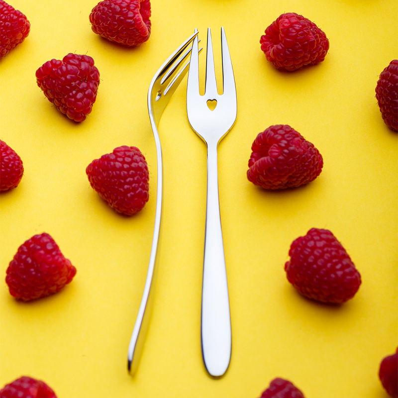 Kuchengabeln mit Herz 6-tlg. | Love Cutlery