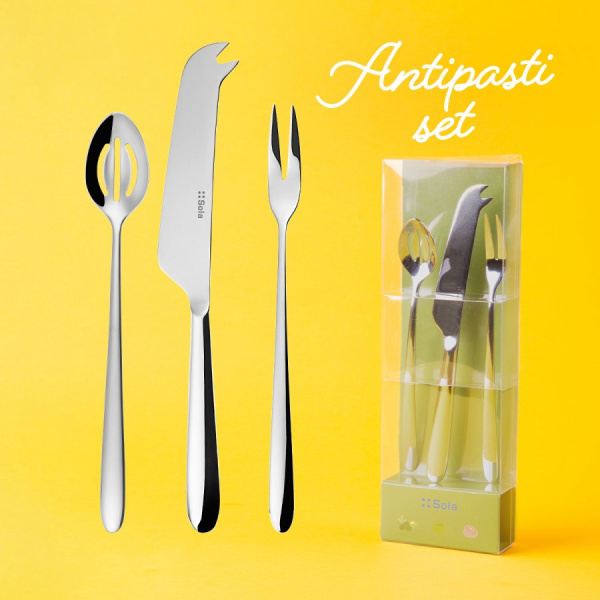 Set Antipasti 3 pezzi – Alpha lucido