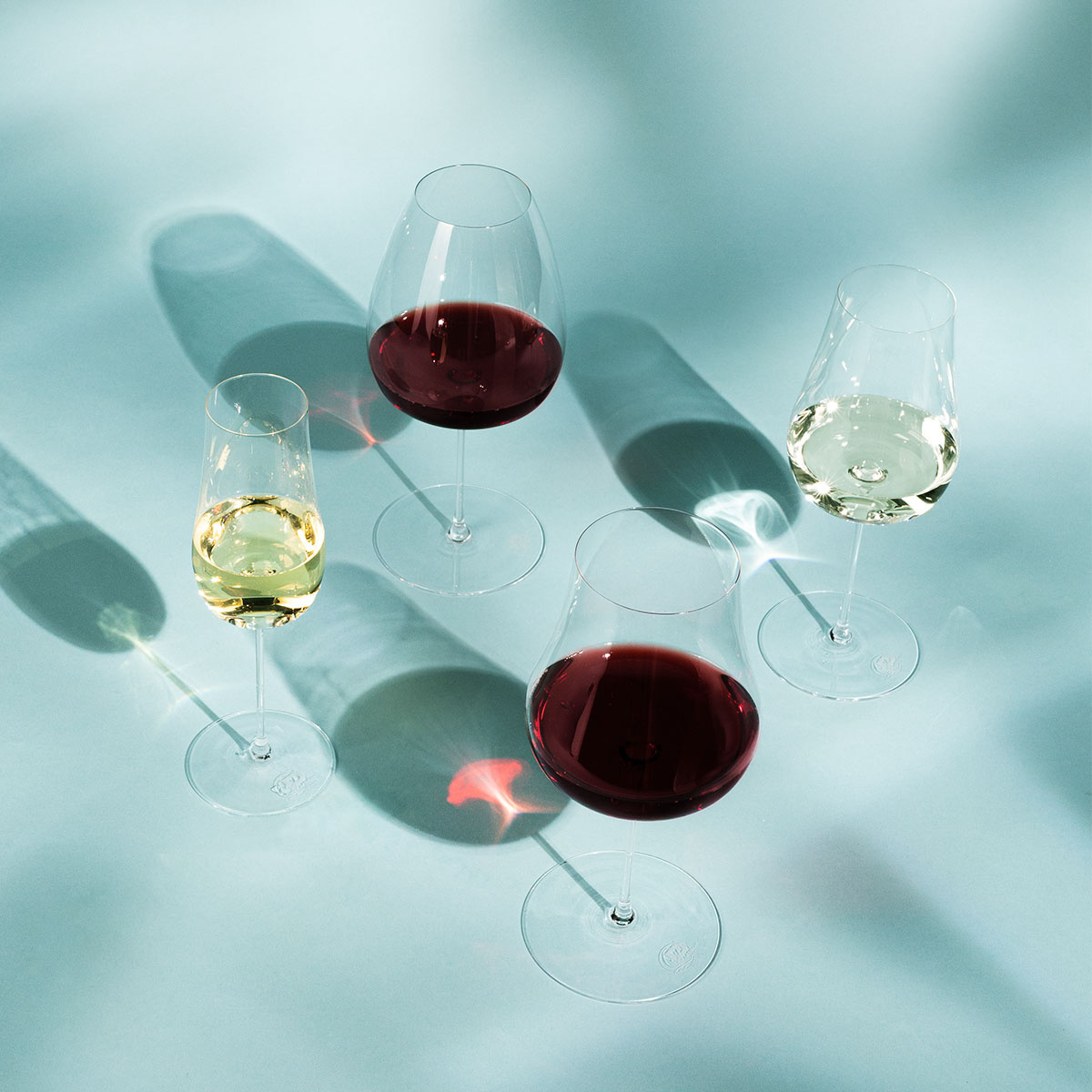 Champagne glasses 220 ml set of 2 – Green Wave Platinum Line Lunasol II