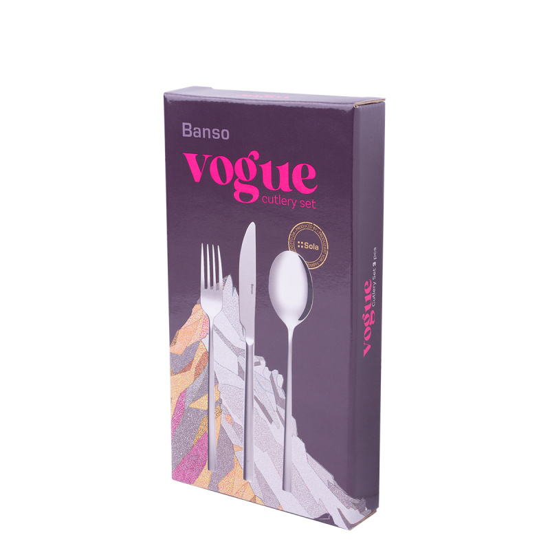 Cutlery set 3 pcs – Vogue CR Banso