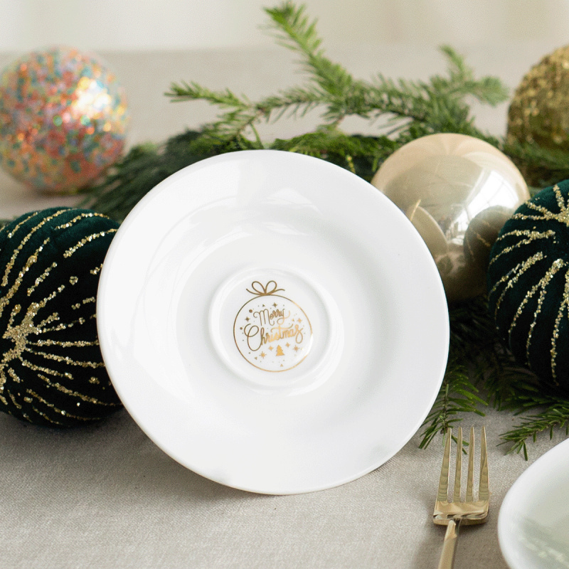 Untertasse 15,5 cm — Premium Platinum Line Merry Christmas