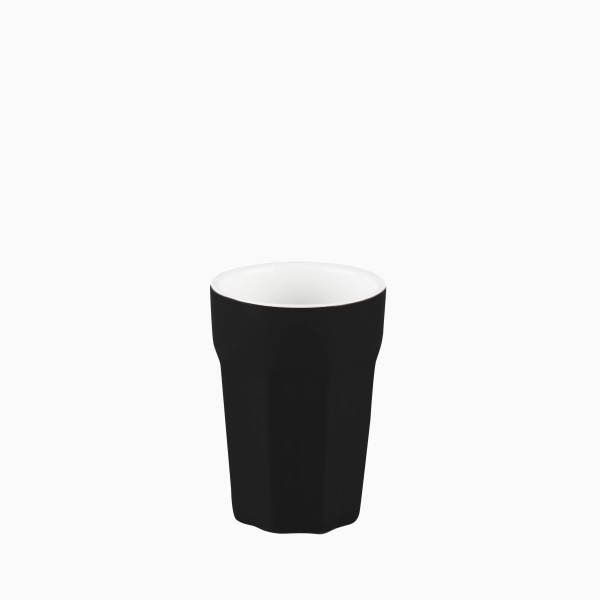 Small black porcelain cup 80 ml - RGB