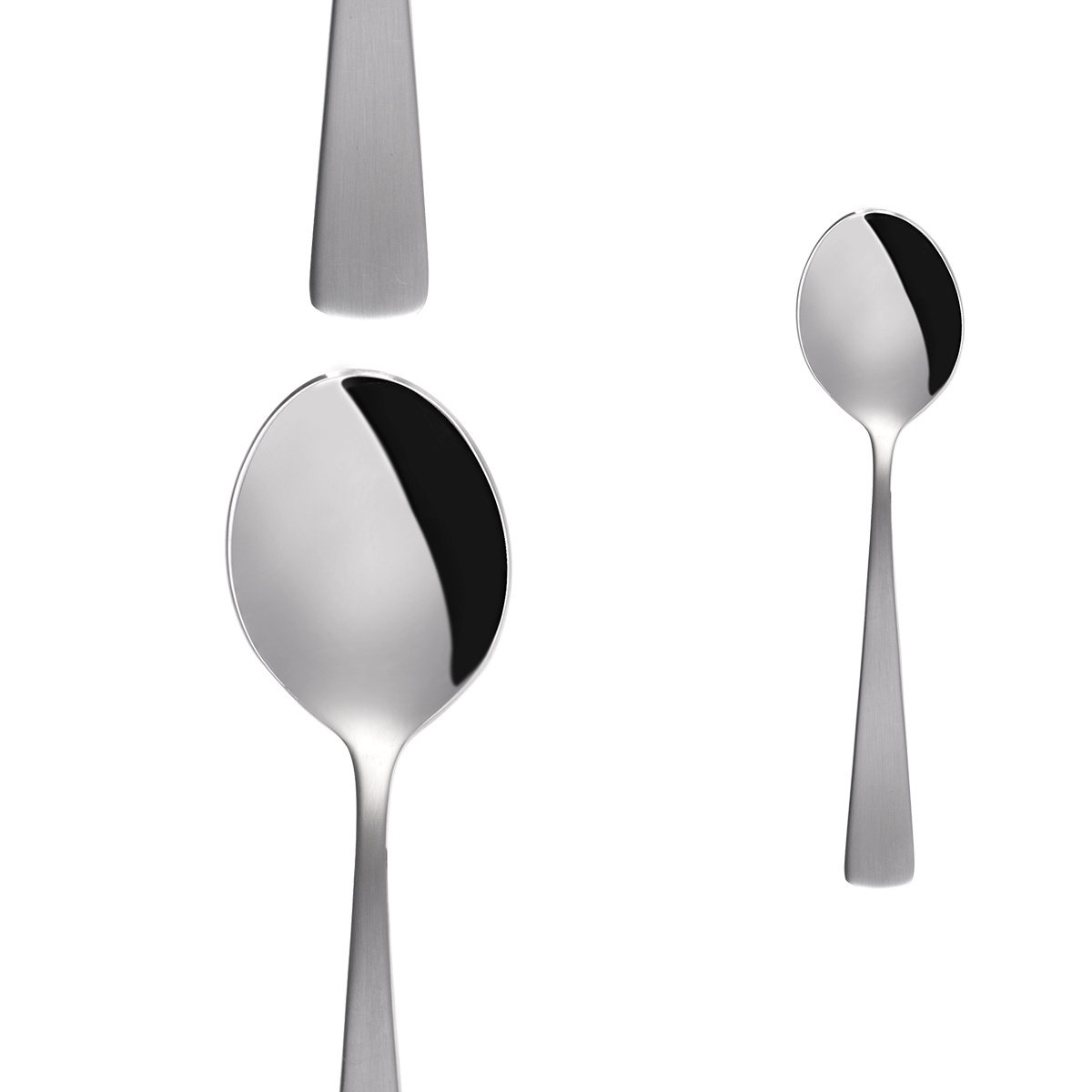 Set di posate per bambini 4 pezzi - 750 Elite completamente opaco