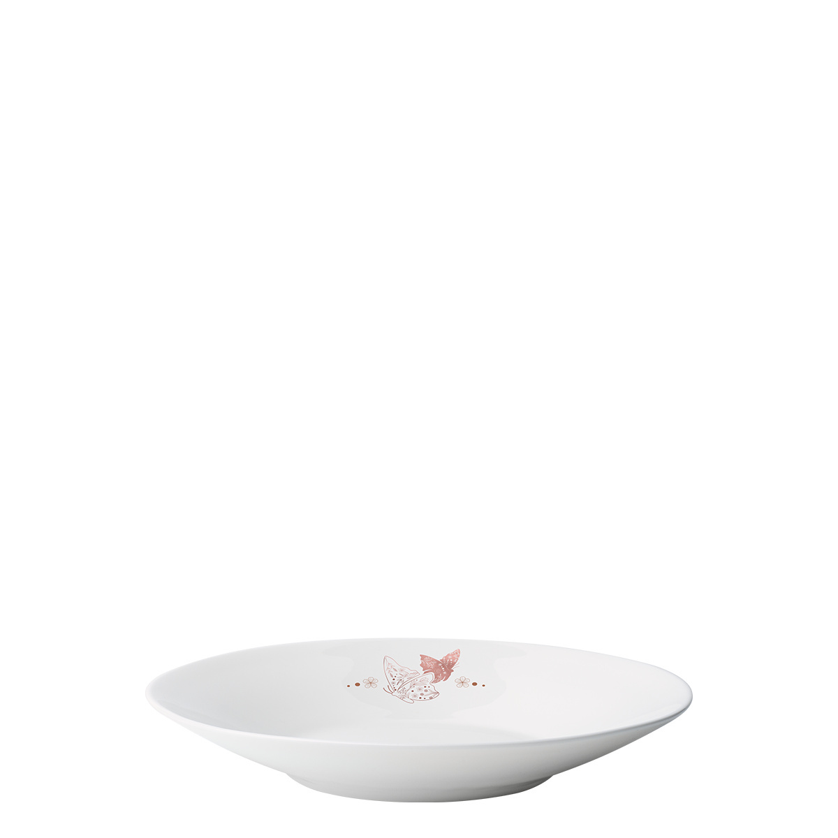 Tiefer Teller Butterfly 22 cm | Premium Platinum Easter