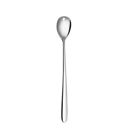 Latte macchiato/lime spoon with heart - S-Line polished