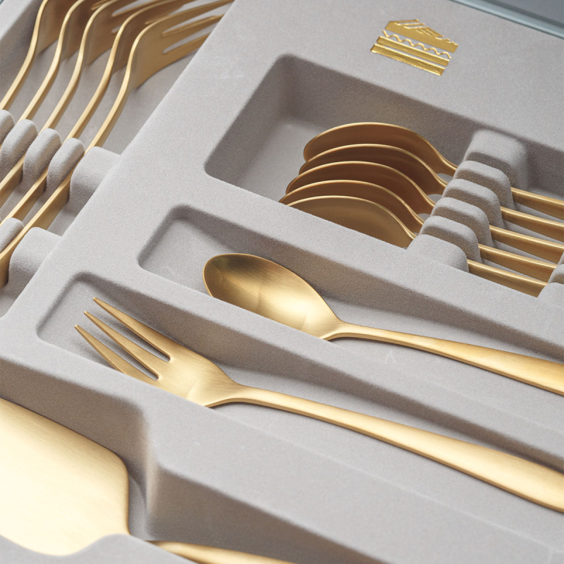 Set per dolci 13 pezzi - Alpha PVD oro