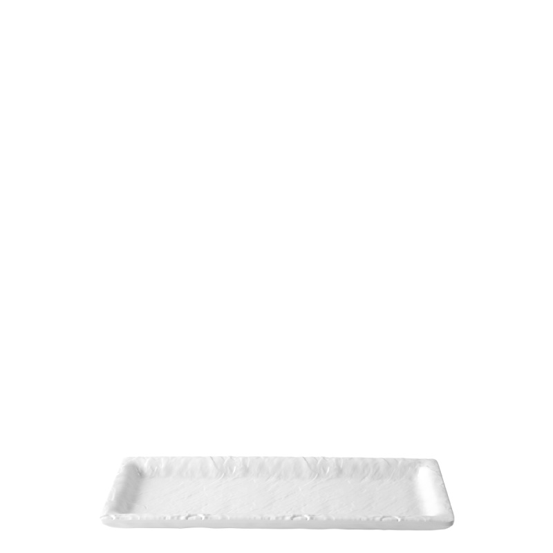 Vassoio bianco medio 24,4×9,8 cm | Elements Flow