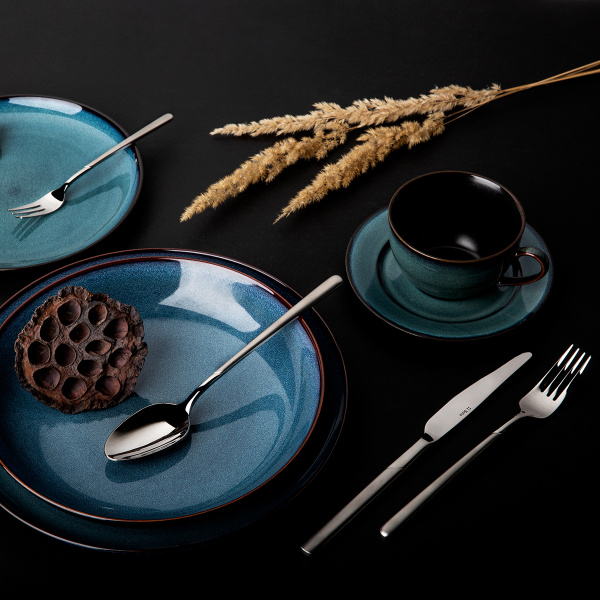 Set di piatti in ceramica 12 pz – Elements Night