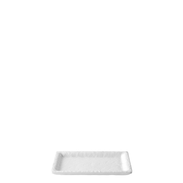 Vassoio bianco piccolo 16,8×9,8 cm | Elements Flow