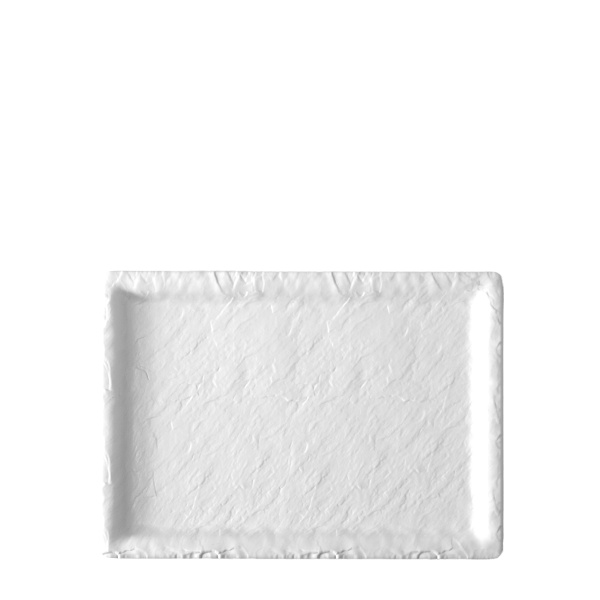 Tray white large 24,4×17,5 cm | Elements Flow