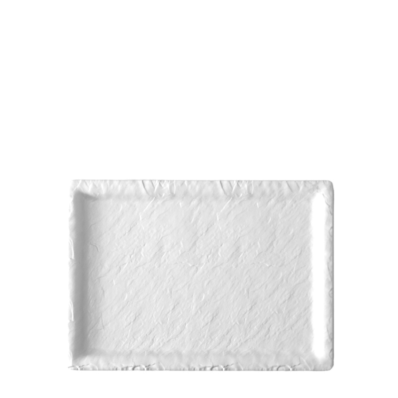 Tray white large 24,4×17,5 cm | Elements Flow