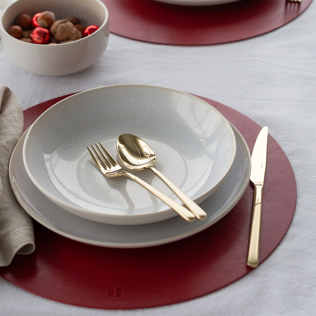 Set di posate 16 pezzi – Kyoto PVD Champagne sabbiato