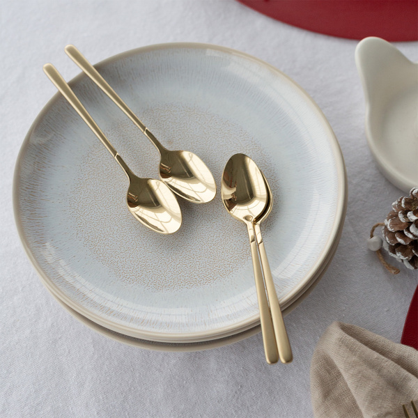 Set di posate 16 pezzi – Kyoto PVD Champagne sabbiato