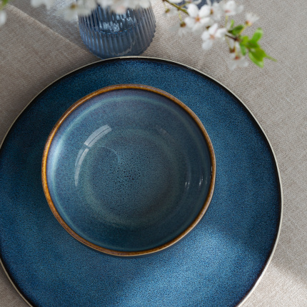 Dinner plate Coupe 28 cm - Gaya Elements Night Terra