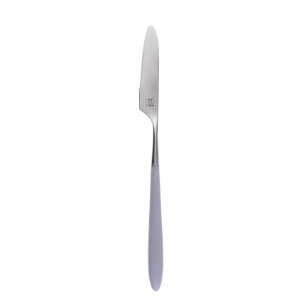 Table knife - GAYA Exeter handle light grey matt