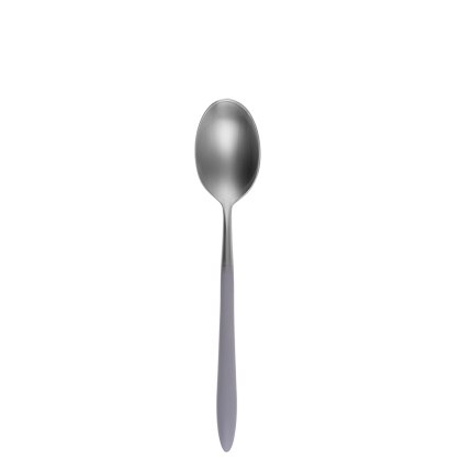 Coffee spoon - GAYA Exeter handle light grey matt