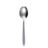 Cucchiaio da dessert – GAYA Exeter manico grigio chiaro opaco