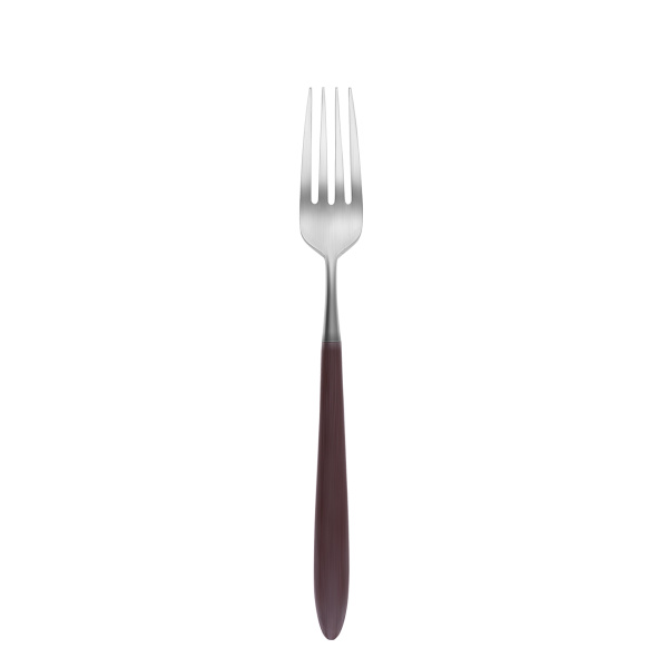 Dessert fork - GAYA Exeter handle taupe matt