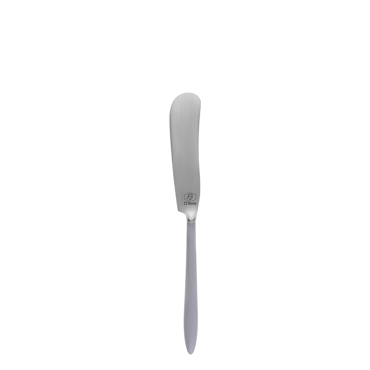 Butter knife - GAYA Exeter handle light grey matt