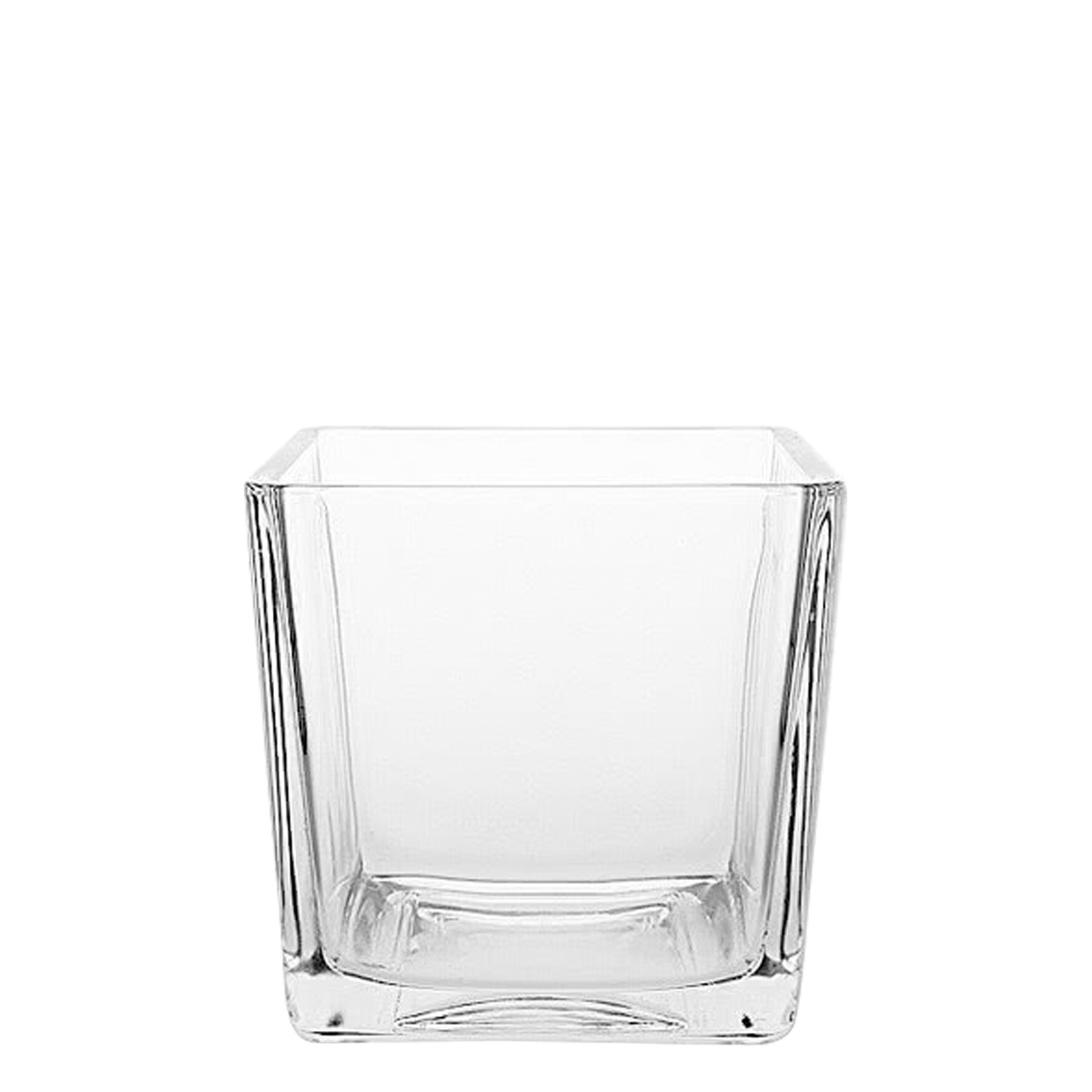 Vase Quadro 15 x 15 x 15 cm - Basic Glass