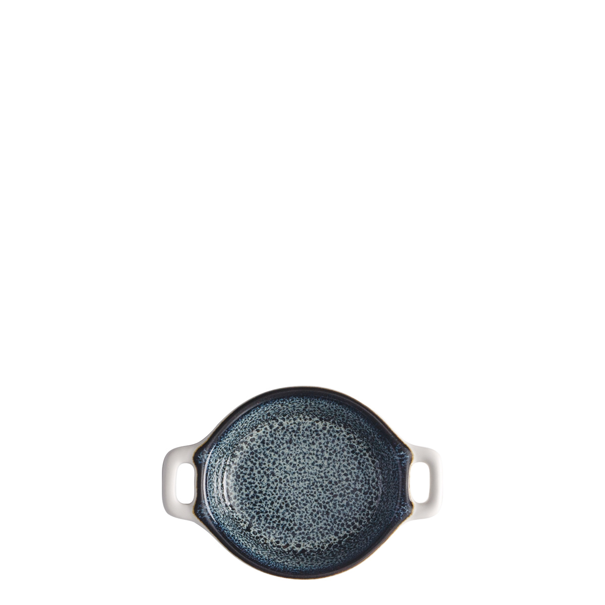 Schale oval Flowl Atelier blau mit Henkeln 7,9 x 7 cm - Gaya