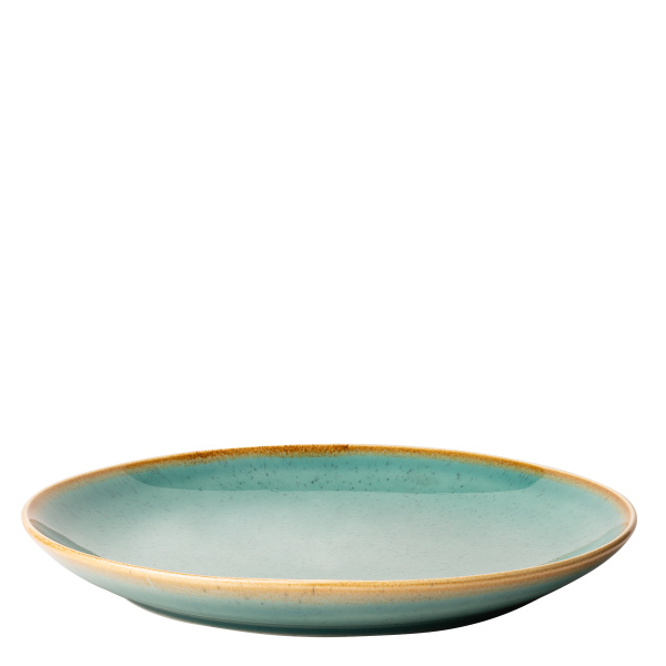 Dinner plate Sand turquoise 28 cm – Gaya