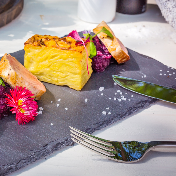 Plateau en ardoise 32,5 x 17,6 cm - Gaya