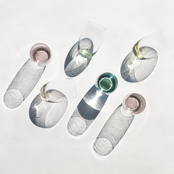 Tumbler glasses 460 ml coloured base 6 pcs | Optima