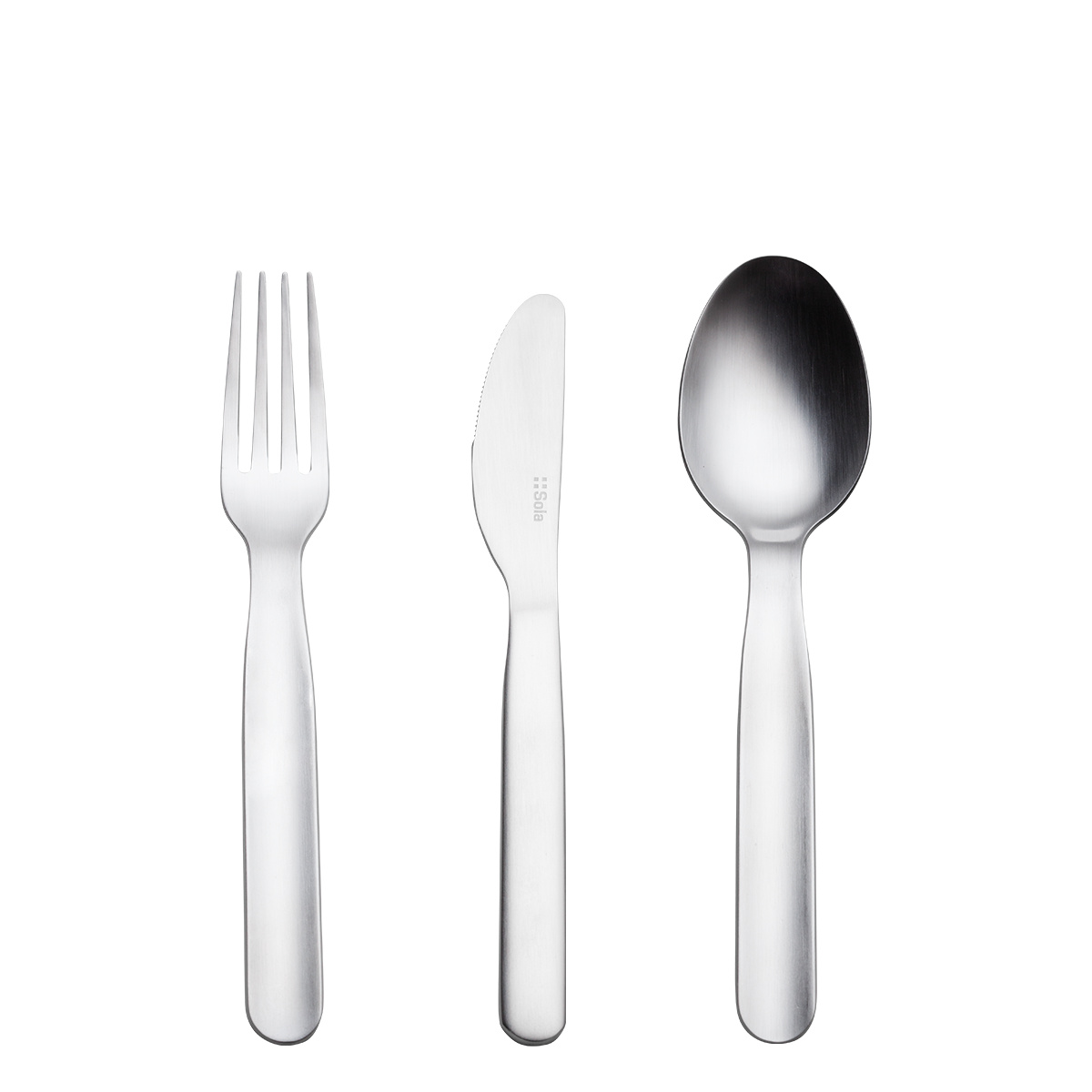 3-Piece Cutlery Set in Blue Case - To Go - Stay Safe