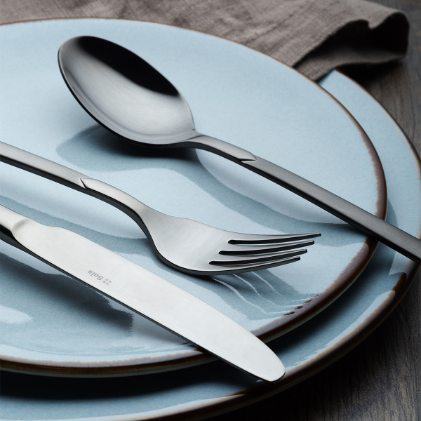 Cutlery set 20 pcs Kanton PVD light grey | Sola