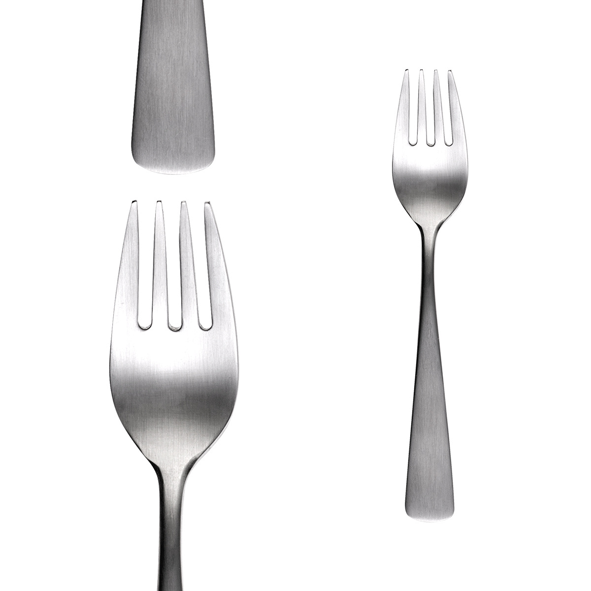 Set di posate per bambini 4 pezzi - 750 Elite completamente opaco