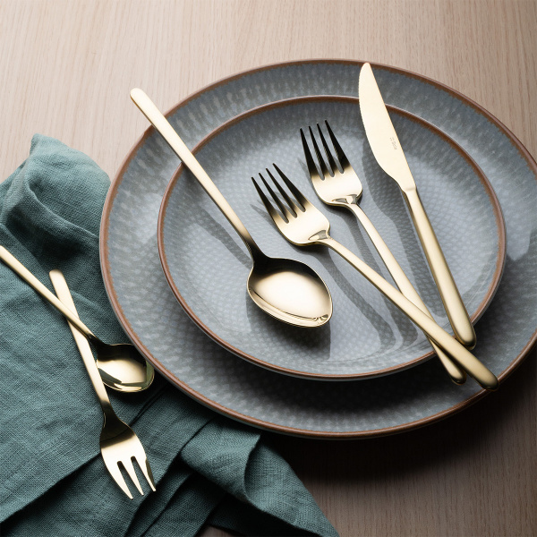 Set posate 20 pezzi Sao Paulo PVD champagne | Sola