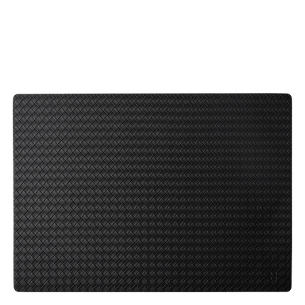 Placemat Braid black 45×32 cm | Elements Ambiente