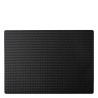 Rechteckige Tischset PVC schwarz – Elements Ambiente Braid