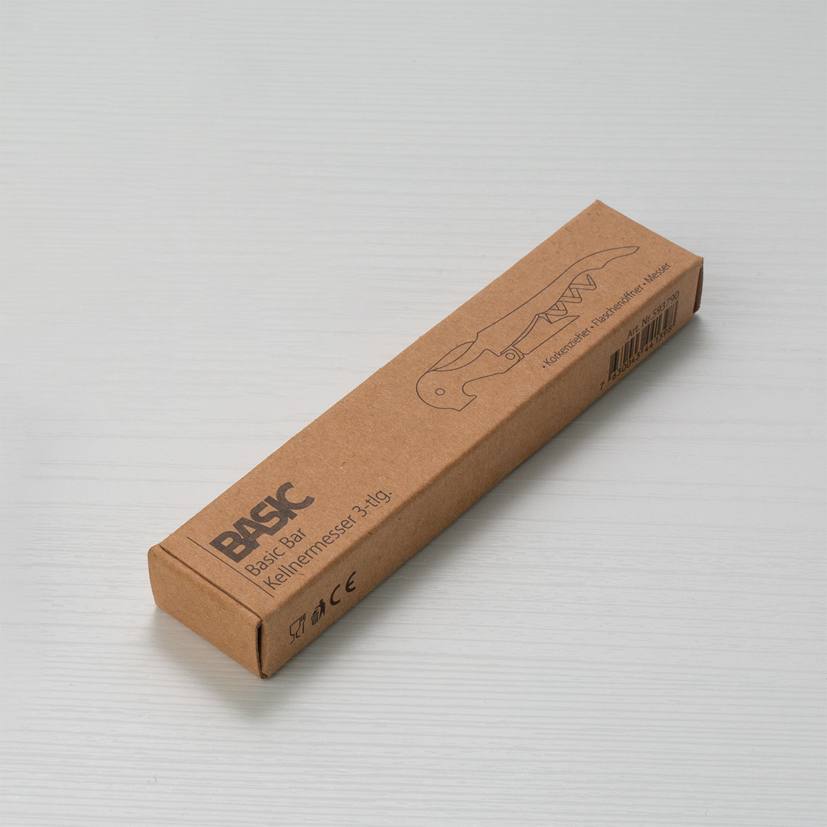 Waiter's knife made of stainless steel