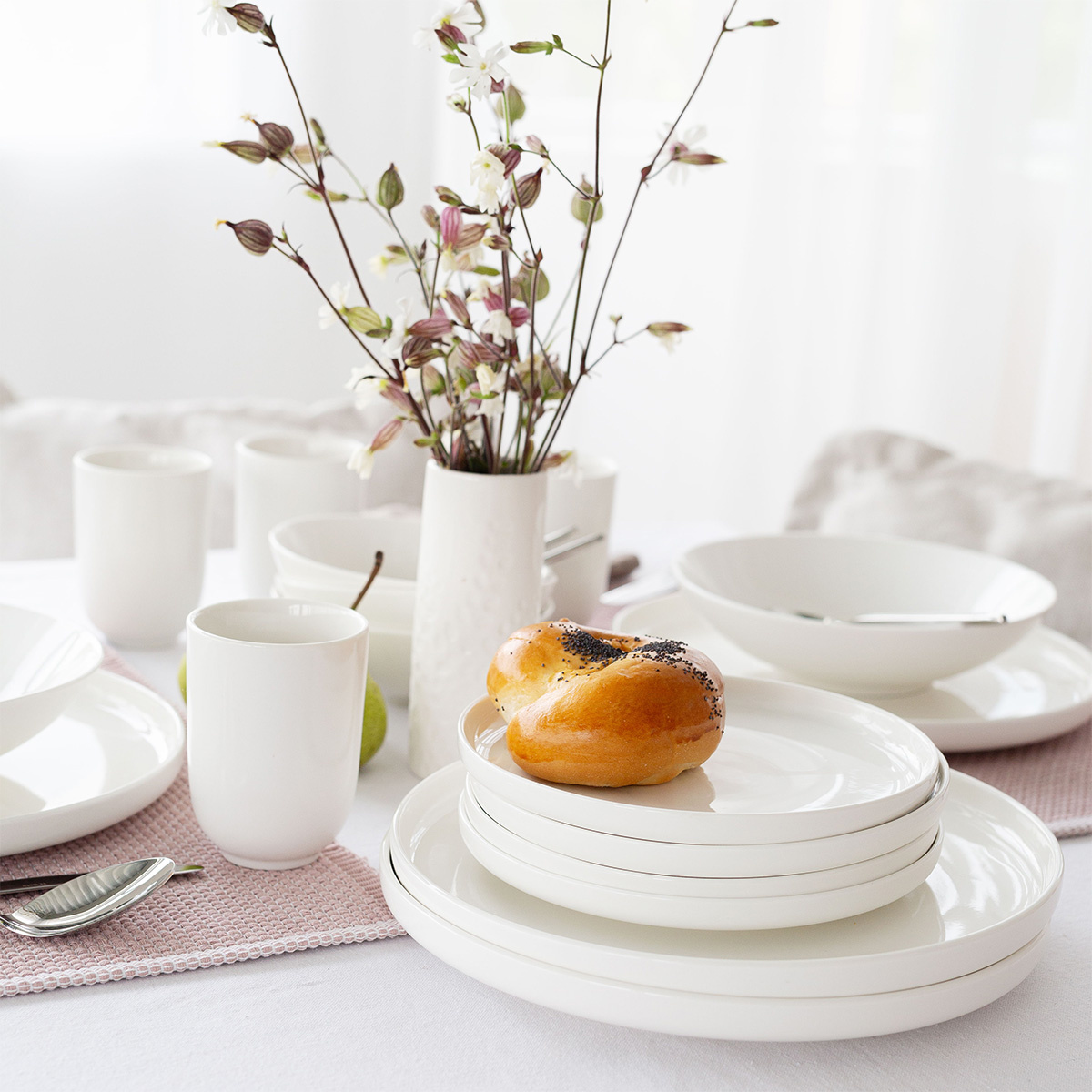 Porzellan Set 16-tlg. - Gaya Atelier weiss