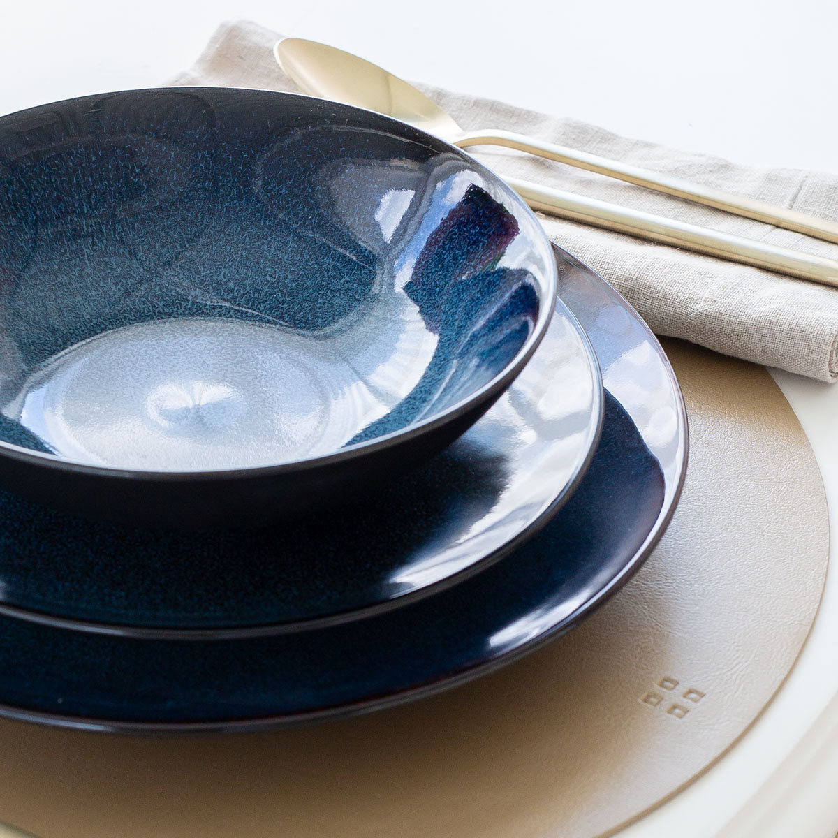 Porcelain set 20 pcs - Gaya Atelier Night Sky Lunasol
