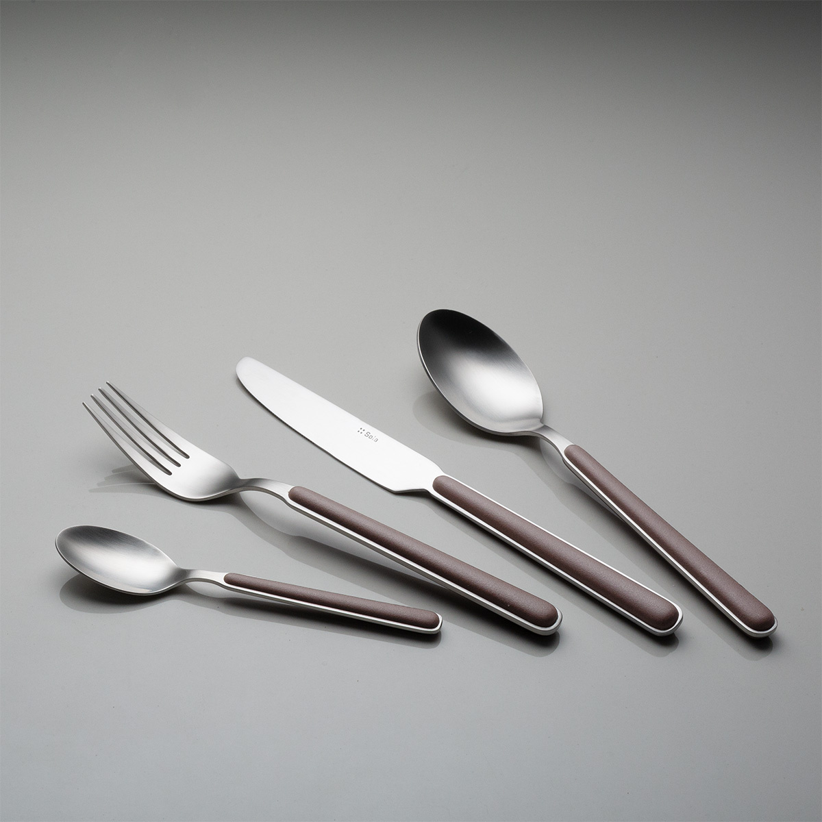 Besteckset 16-tlg. - Gallery taupe matt