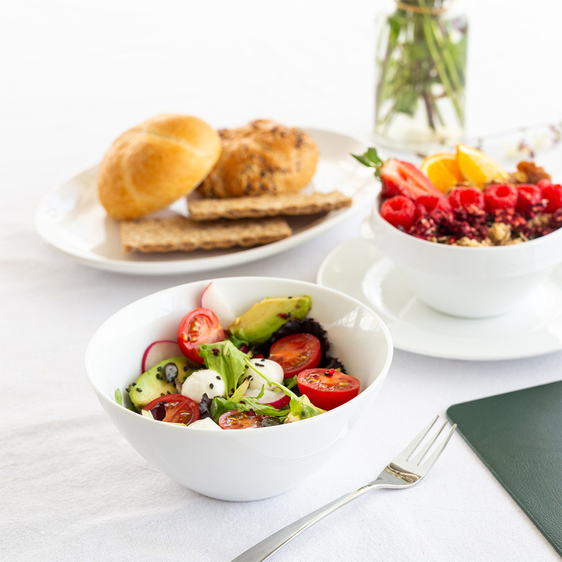 Bowl 15.5 cm, hauteur 7.0 cm - Tosca blanc