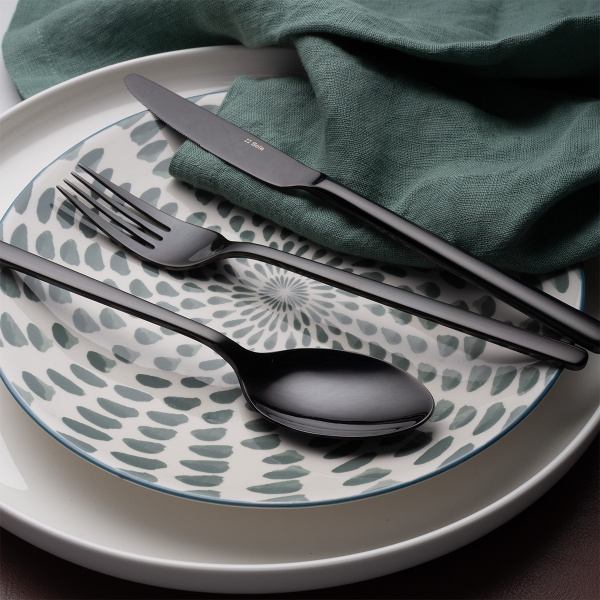 Cutlery set 16 pcs – Samara PVD Champagne black