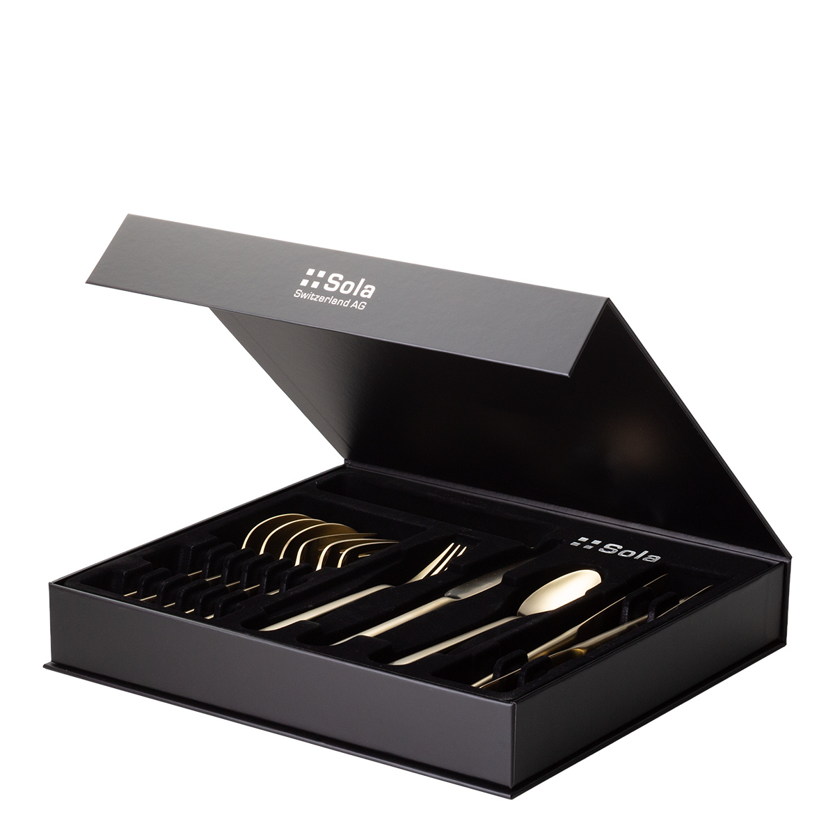 Cutlery set 16 pcs – Samara PVD Champagne satin