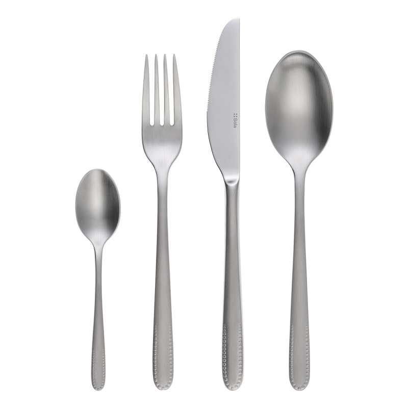 Set posate 24 pezzi Pearl opaco | Sola